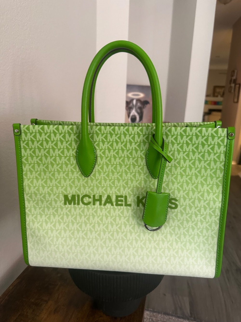 NEW Michael Kors Green Tote Bag - Medium